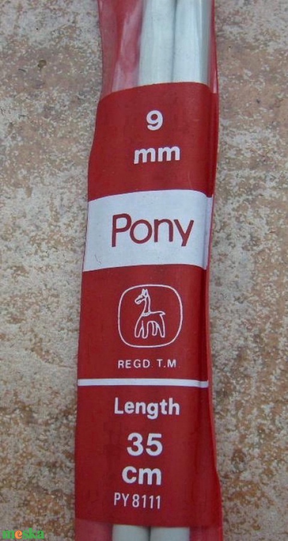 Pony kötőtű 9-es - kellékek & szerszámok - szerszámok, eszközök - eszköz kötéshez, horgoláshoz - Meska.hu