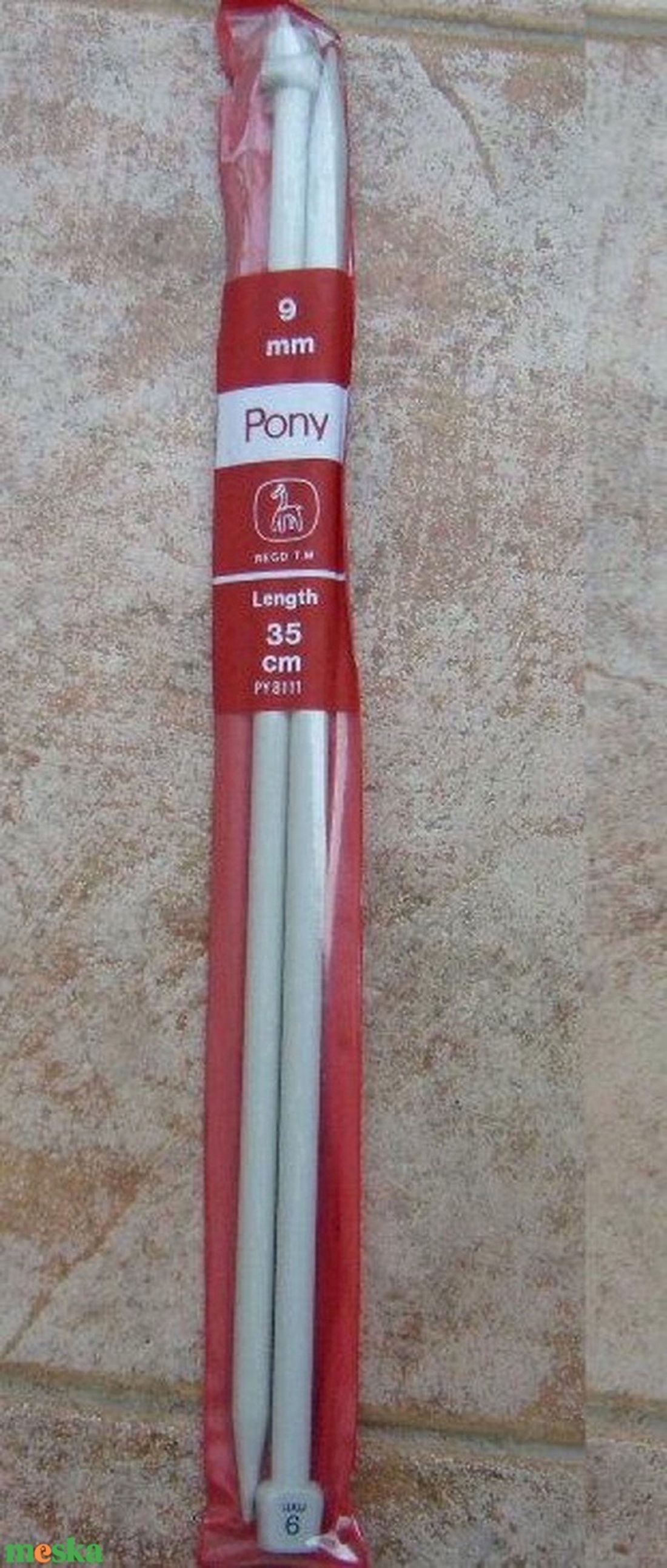 Pony kötőtű 9-es - kellékek & szerszámok - szerszámok, eszközök - eszköz kötéshez, horgoláshoz - Meska.hu