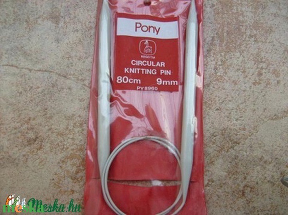 Pony körkötőtű 9-es - szerszámok, eszközök - eszköz kötéshez, horgoláshoz - Meska.hu