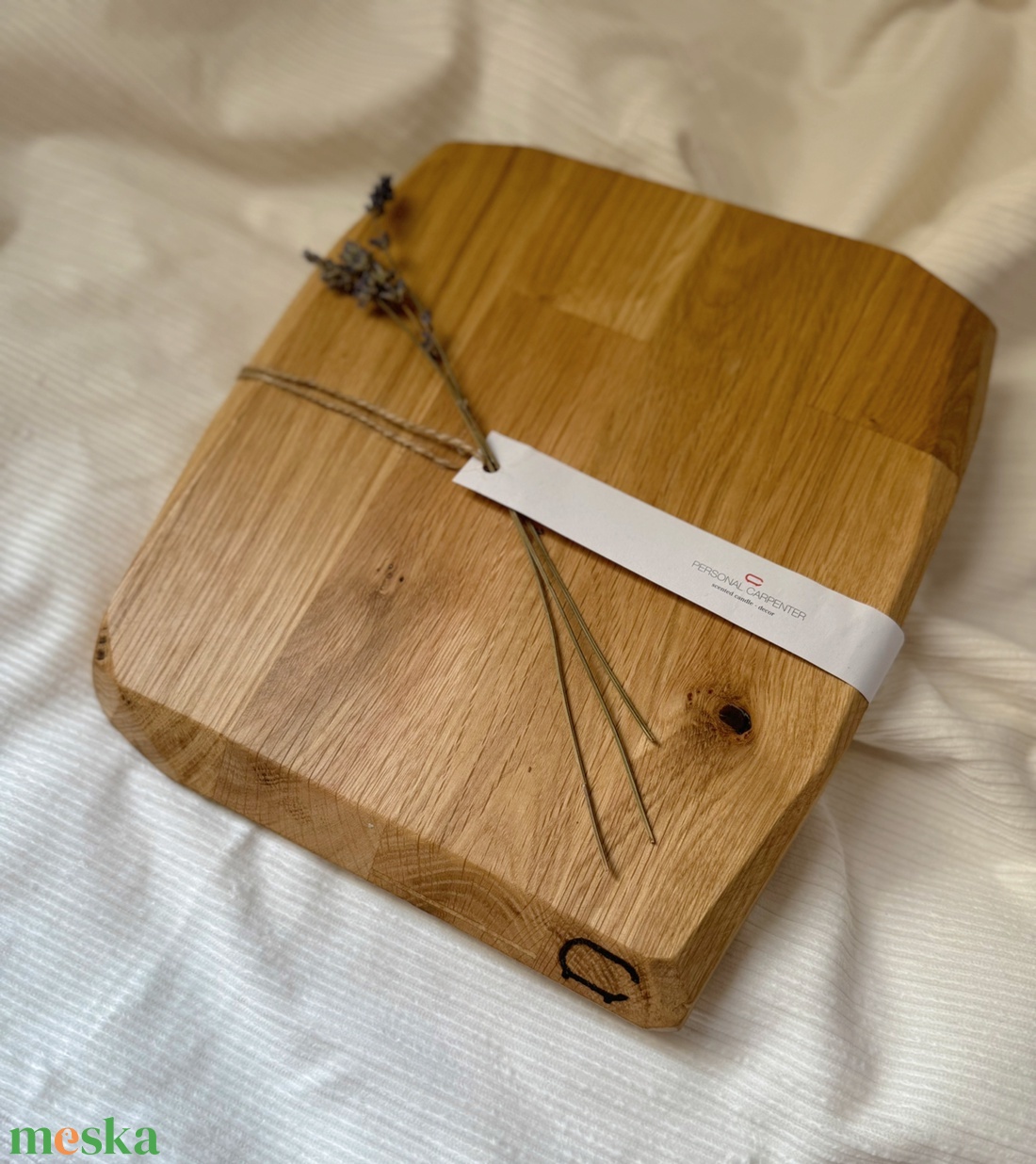 Tölgy vágódeszka - otthon & életmód - konyhafelszerelés, tálalás - sütés, főzés - vágódeszka - Meska.hu