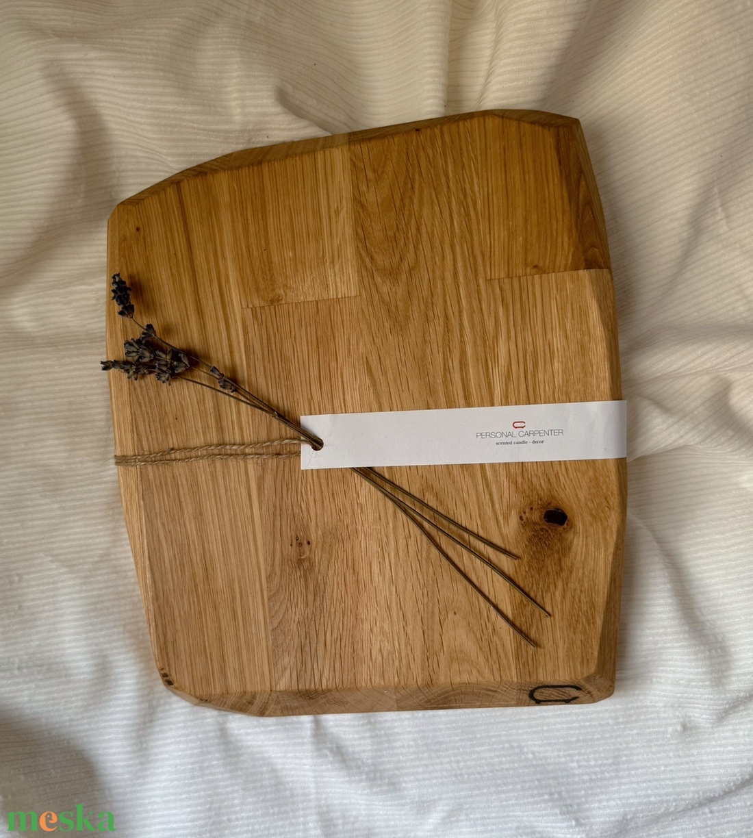 Tölgy vágódeszka - otthon & életmód - konyhafelszerelés, tálalás - sütés, főzés - vágódeszka - Meska.hu