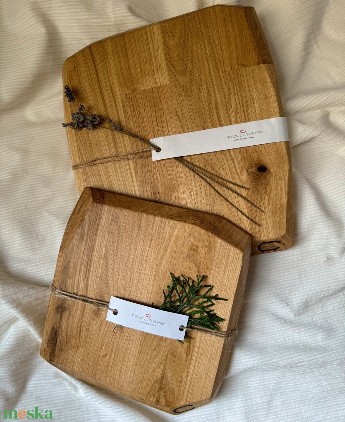 Tölgy vágódeszka - otthon & életmód - konyhafelszerelés, tálalás - sütés, főzés - vágódeszka - Meska.hu