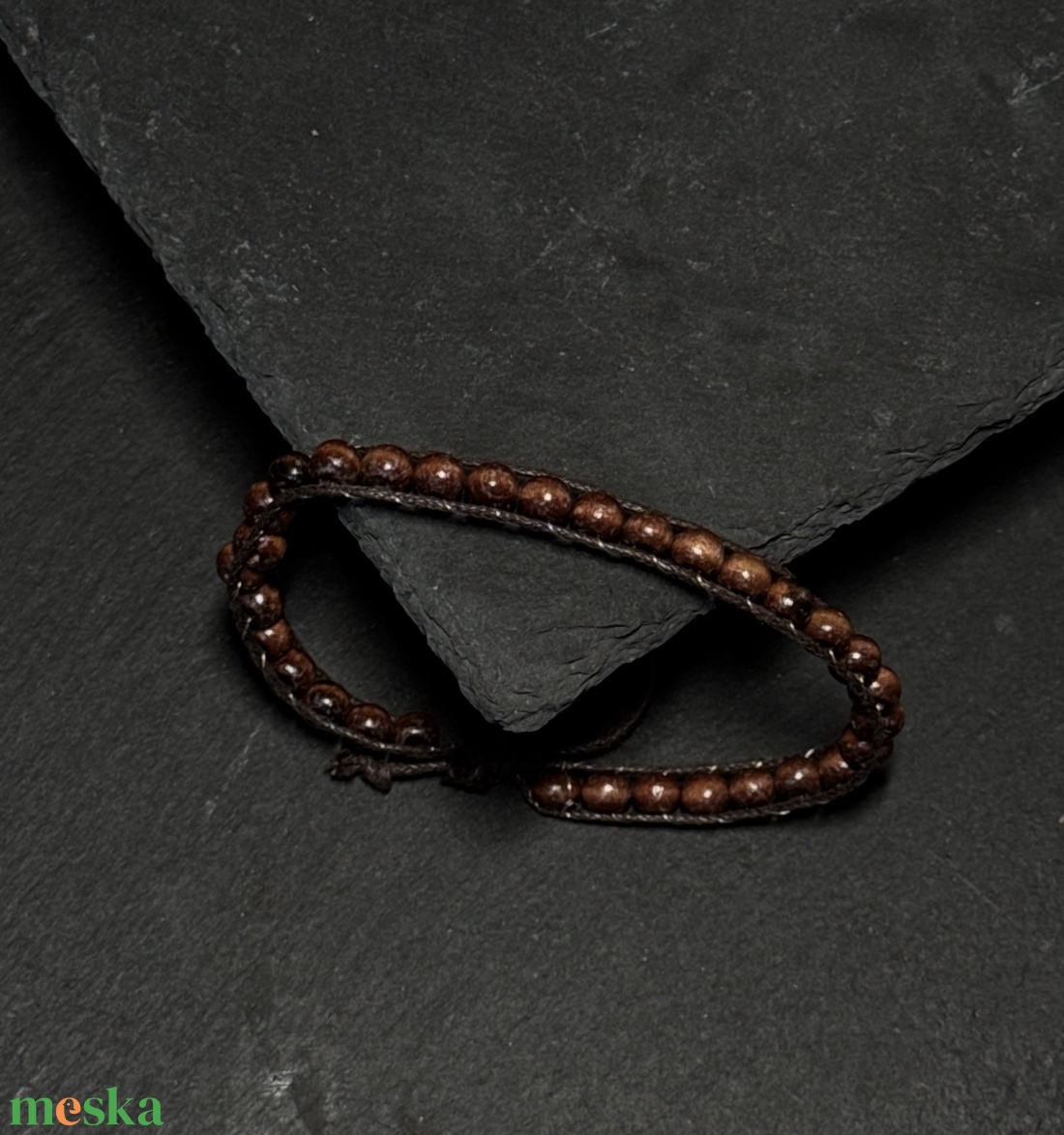 Fa karkötö - ékszer - karkötő - gyöngyös karkötő - Meska.hu