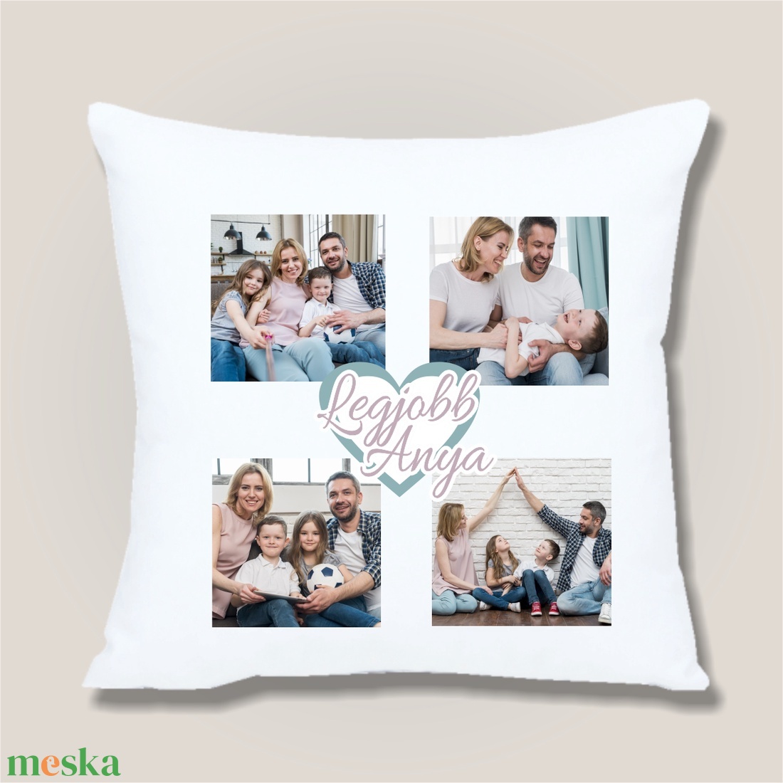 Anyák napi fényképes párna - otthon & életmód - lakástextil - párna & párnahuzat - Meska.hu