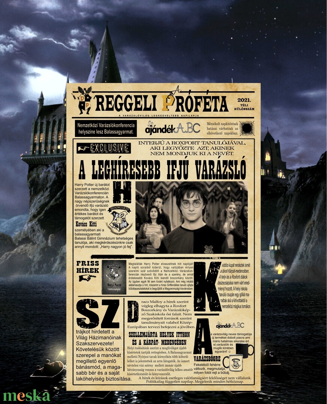 Reggeli Próféta újság képkerettel - otthon & életmód - dekoráció - kép & falikép - poszter - Meska.hu Reggeli Próféta újság képkerettel - otthon & életmód - dekoráció - kép & falikép - poszter - Meska.hu