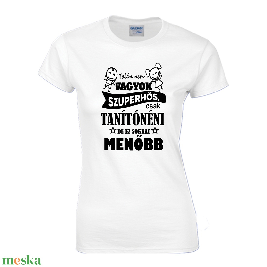 Tanítónéni, óvónéni póló - ruha & divat - női ruha - póló, felső - Meska.hu