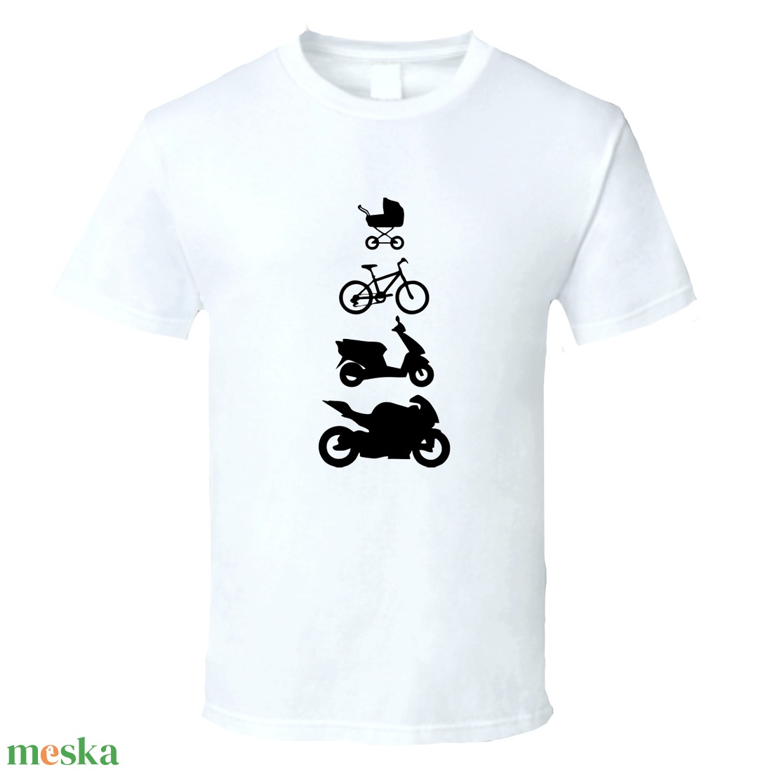 Motoros póló - ruha & divat - férfi ruha - póló - Meska.hu