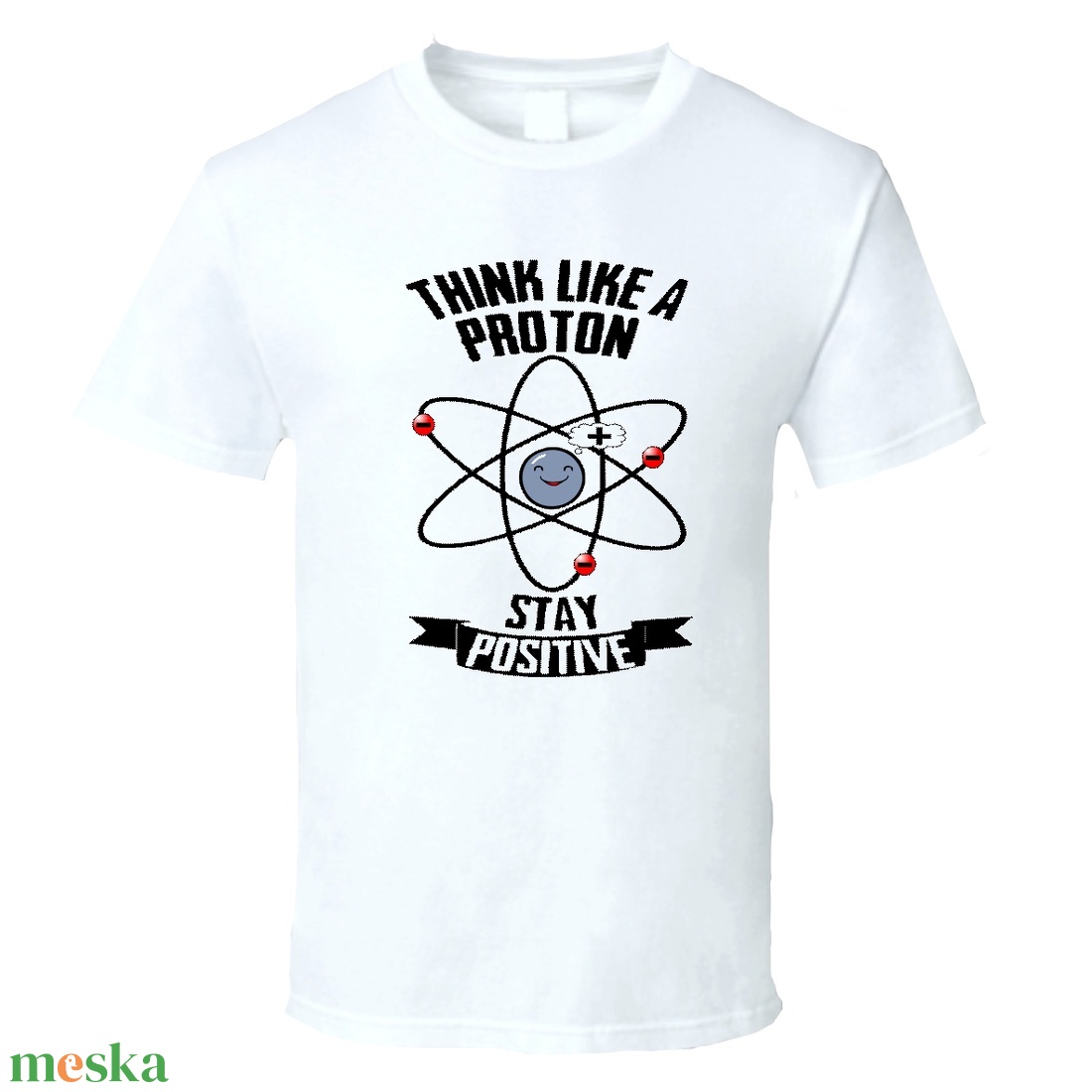 Legyél pozitív póló - ruha & divat - férfi ruha - póló - Meska.hu