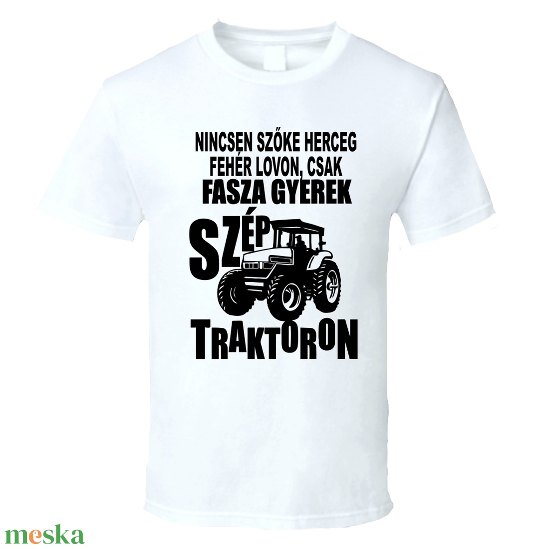 Traktoros póló - ruha & divat - férfi ruha - póló - Meska.hu