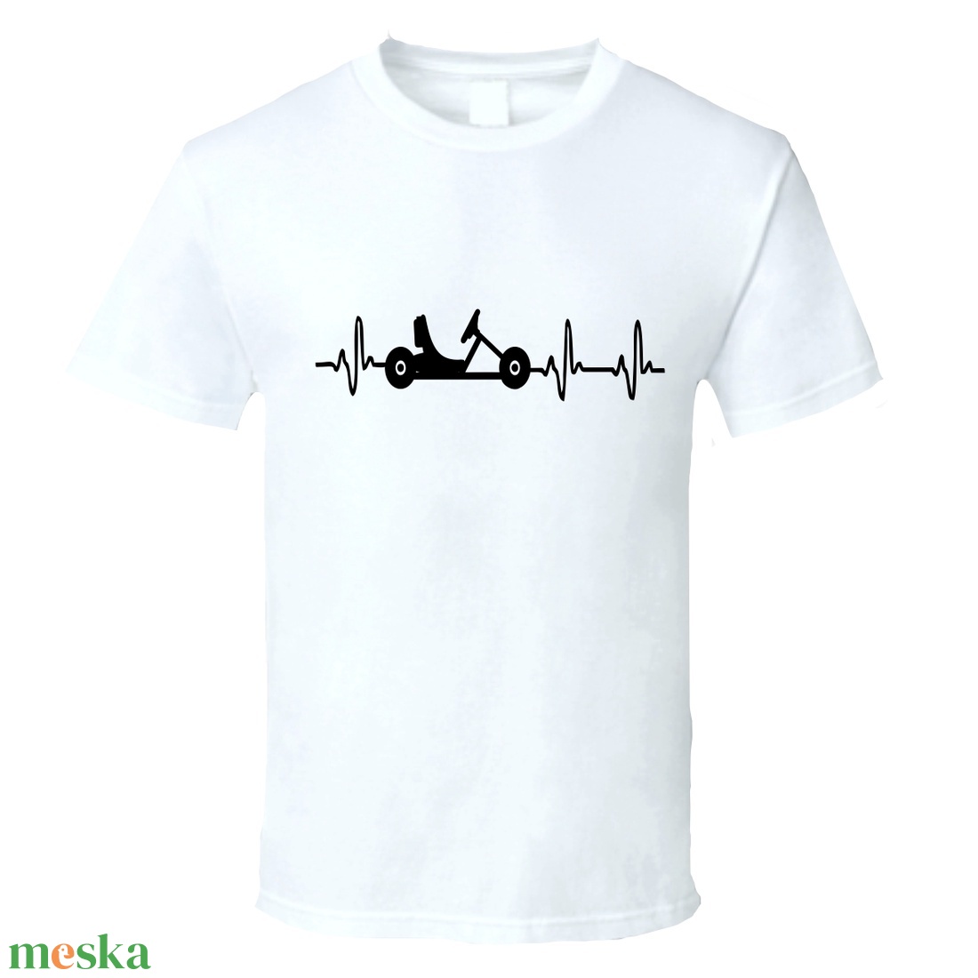 Gokart póló  - ruha & divat - férfi ruha - póló - Meska.hu