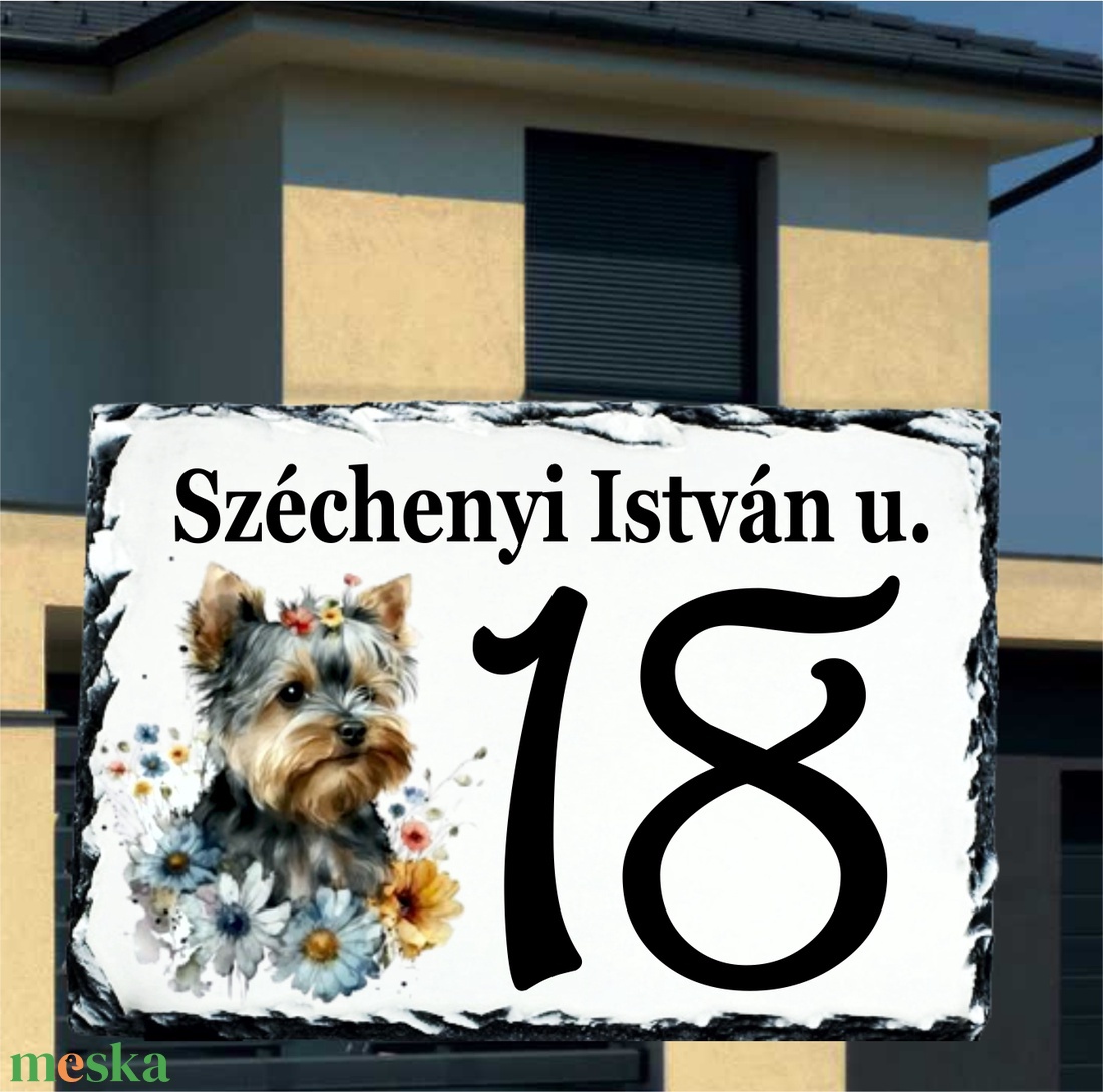 Házszám tábla yorkie 2 mintával - otthon & életmód - ház & kert - házszám - Meska.hu Házszám tábla yorkie 2 mintával - otthon & életmód - ház & kert - házszám - Meska.hu
