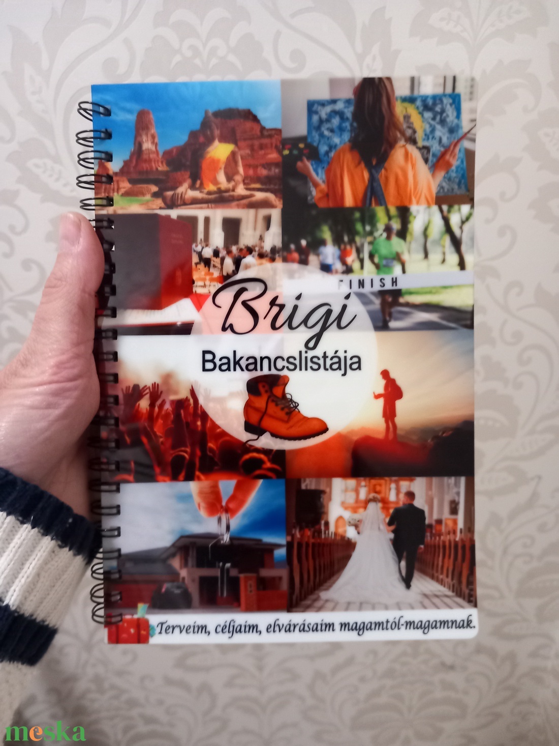 Egyedi, névre szóló bakancslista - otthon & életmód - papír, írószer - jegyzetfüzet & napló - Meska.hu Egyedi, névre szóló bakancslista - otthon & életmód - papír, írószer - jegyzetfüzet & napló - Meska.hu