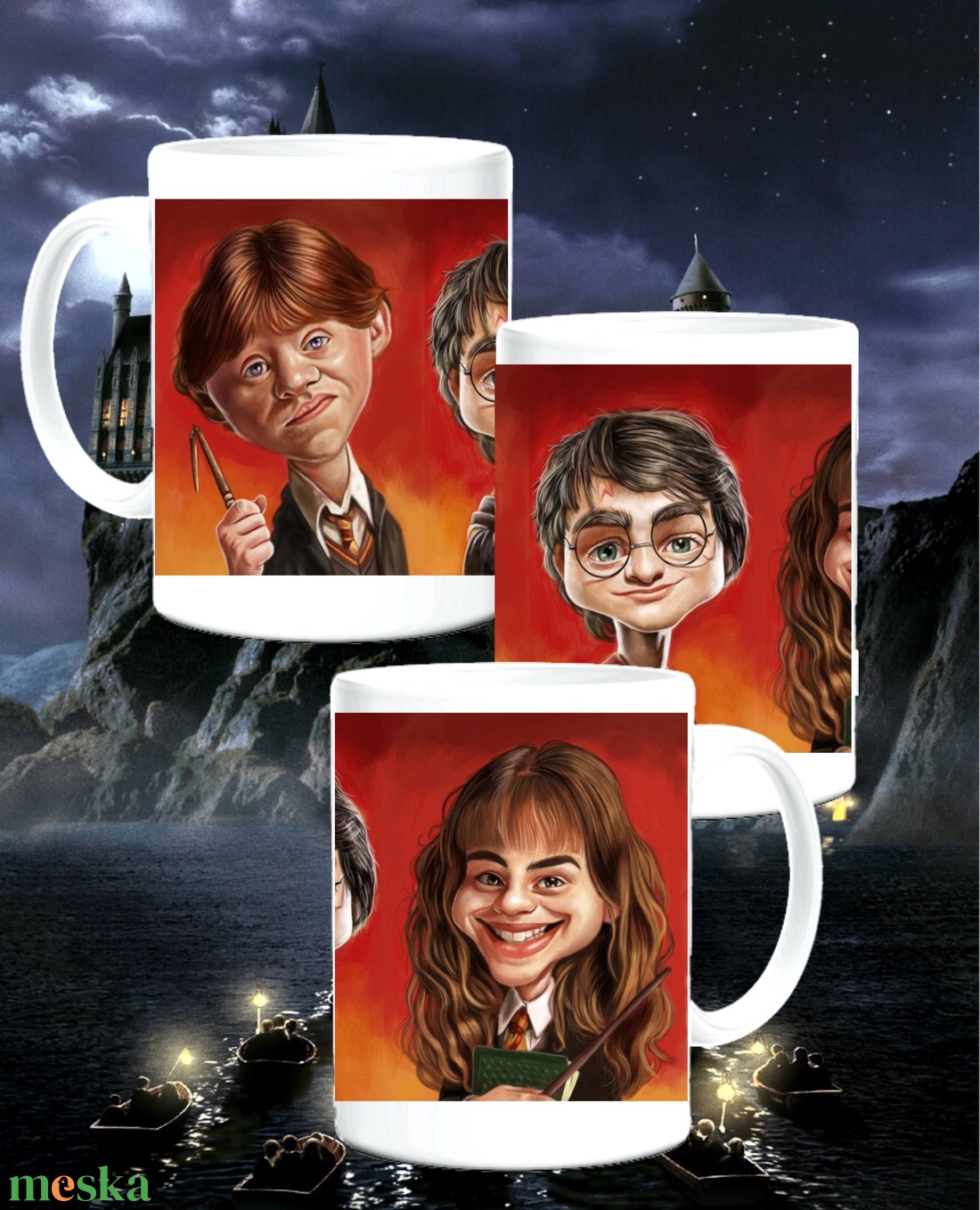 Harry Potter bögre - otthon & lakás - konyhafelszerelés, tálalás - tálalás - bögre & csésze - Meska.hu