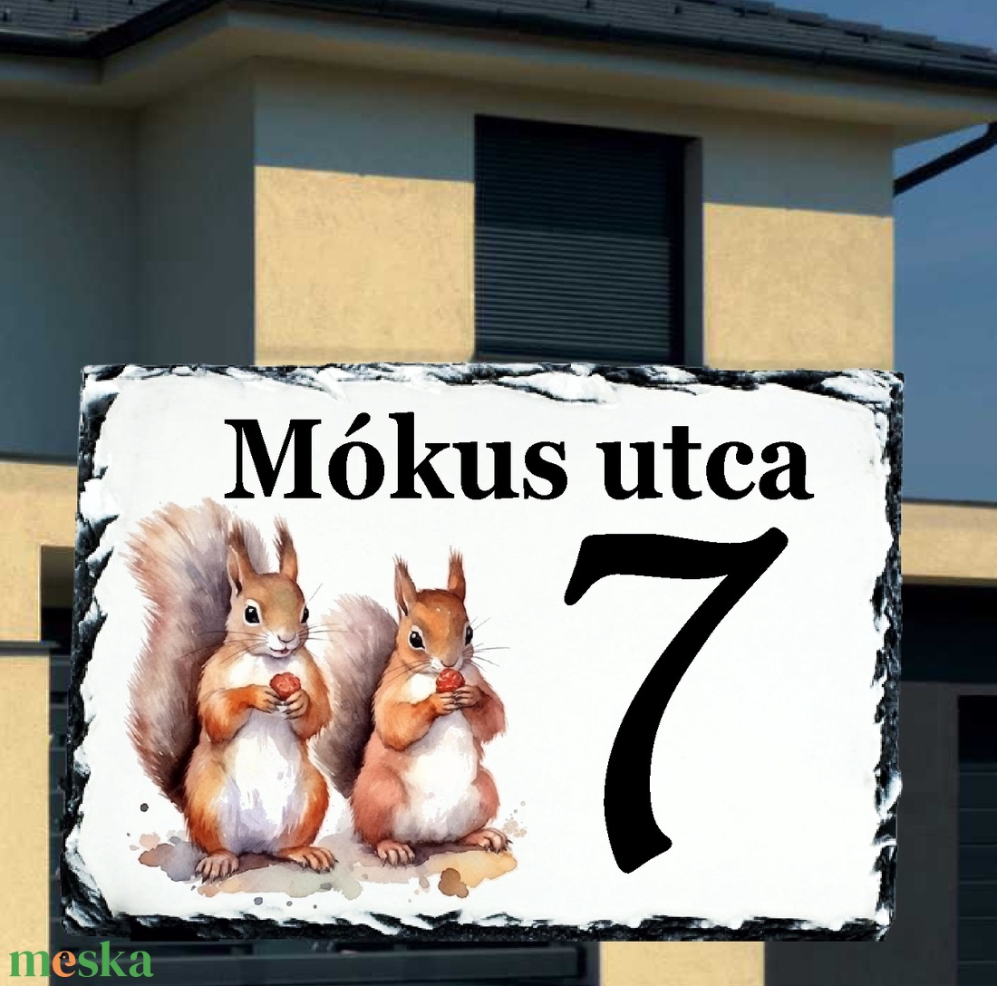 Házszám tábla mókus mintával - otthon & életmód - ház & kert - házszám - Meska.hu Házszám tábla mókus mintával - otthon & életmód - ház & kert - házszám - Meska.hu