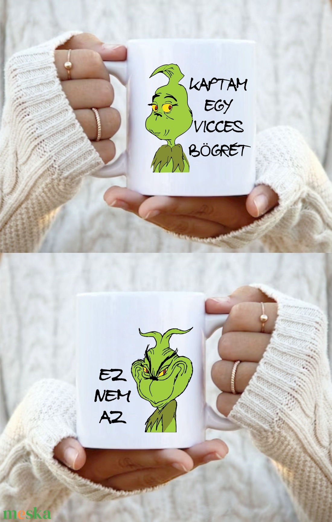 Saját tervezésű vicces Grinch bögre Karácsonyra - otthon & életmód - konyhafelszerelés, tálalás - tálalás - bögre & csésze - Meska.hu Saját tervezésű vicces Grinch bögre Karácsonyra - otthon & életmód - konyhafelszerelés, tálalás - tálalás - bögre & csésze - Meska.hu