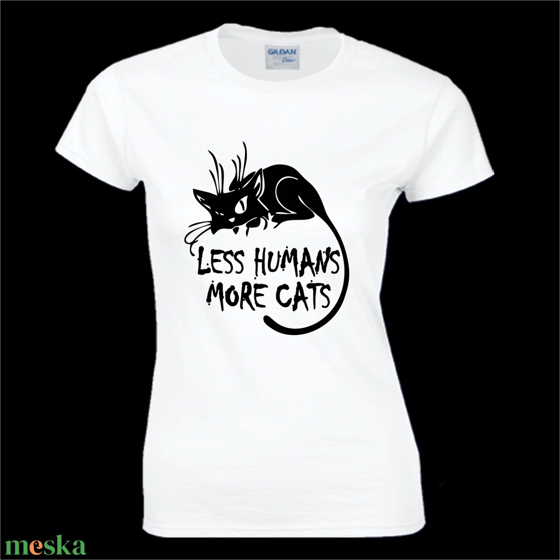 Egyedi vicces macskás póló - ruha & divat - női ruha - póló, felső - Meska.hu