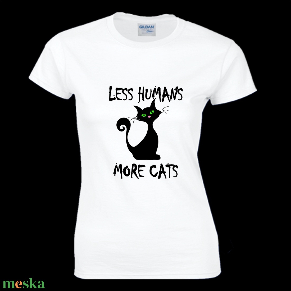 Egyedi vicces macskás póló - ruha & divat - női ruha - póló, felső - Meska.hu