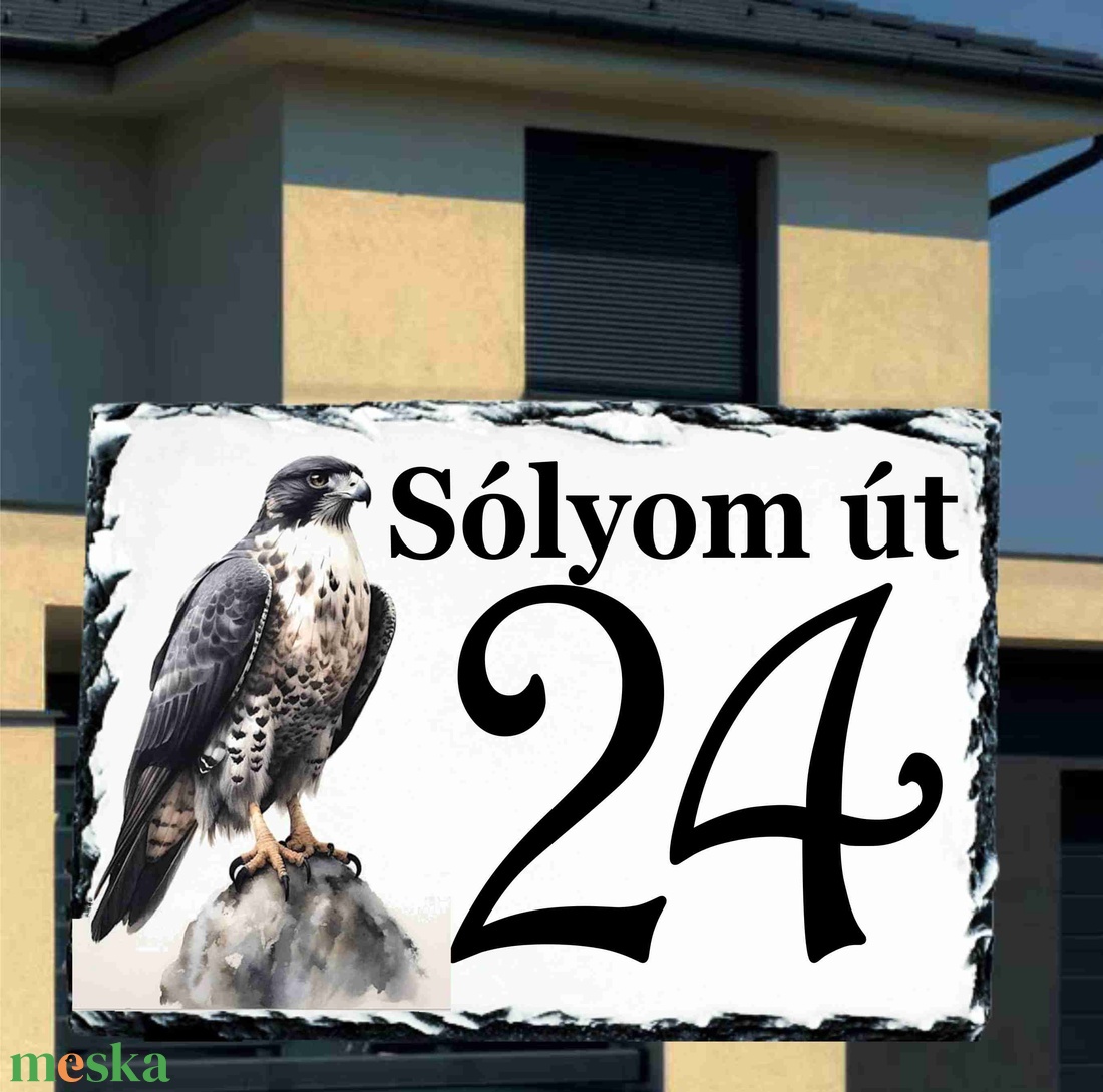 Egyedi festett házszámtábla sólyom mintával - otthon & életmód - ház & kert - házszám - Meska.hu Egyedi festett házszámtábla sólyom mintával - otthon & életmód - ház & kert - házszám - Meska.hu