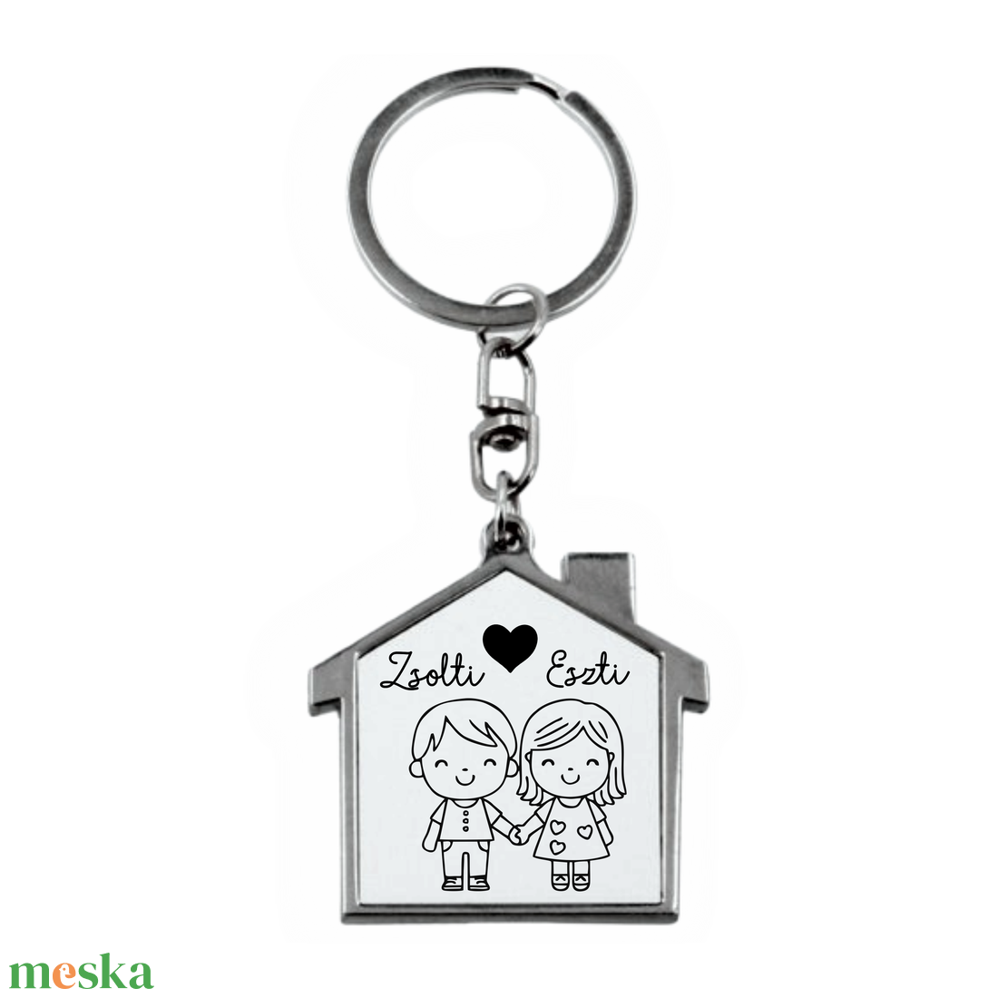 Minőségi kulcstartó rajzos mintákkal, egyedi névvel díszdobozban - táska & tok - kulcstartó & táskadísz - kulcstartó - Meska.hu