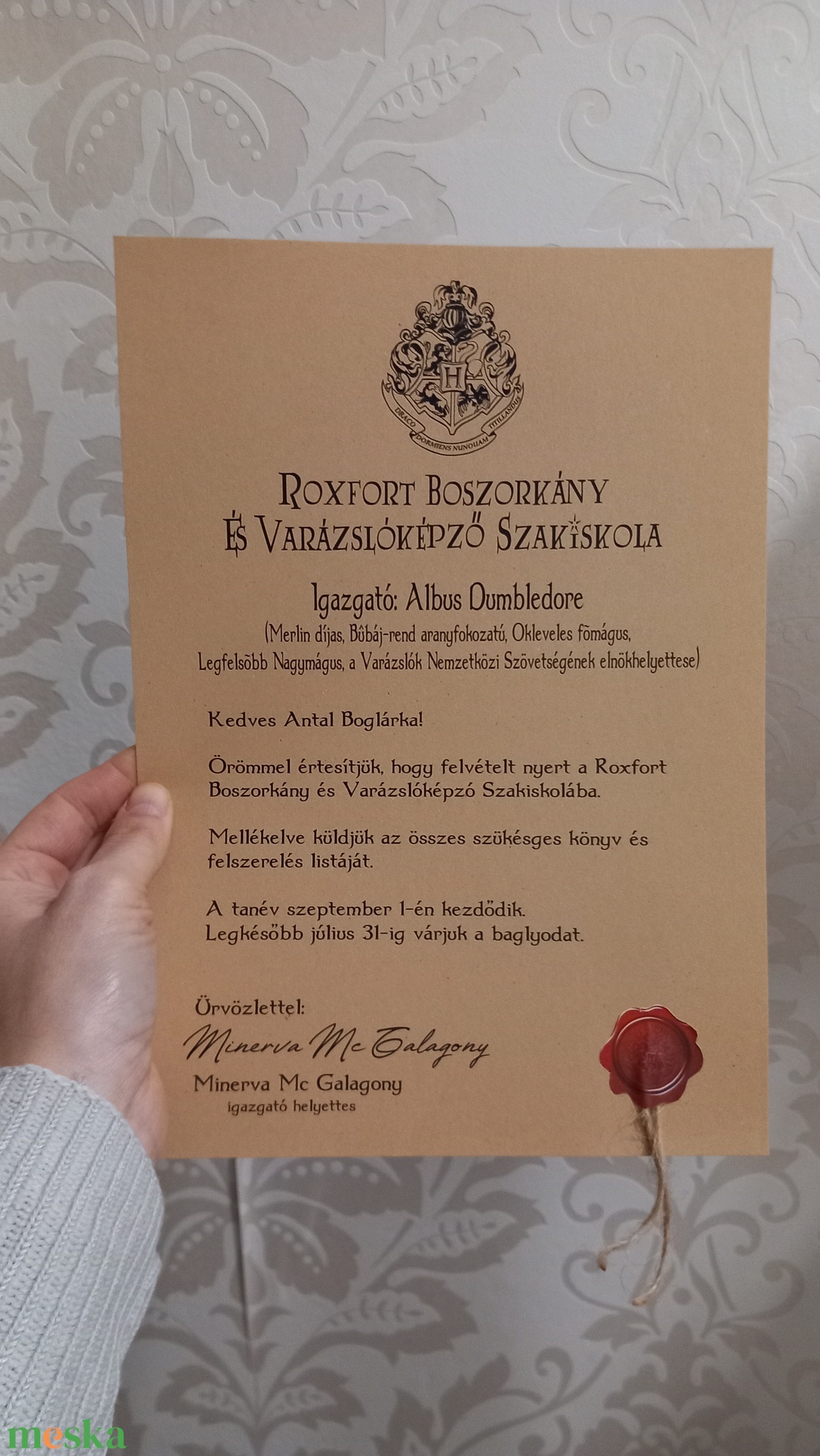 Roxfort Expressz vonatjegy csak nálam!!! - művészet - grafika & illusztráció - egyéb rajzok - Meska.hu