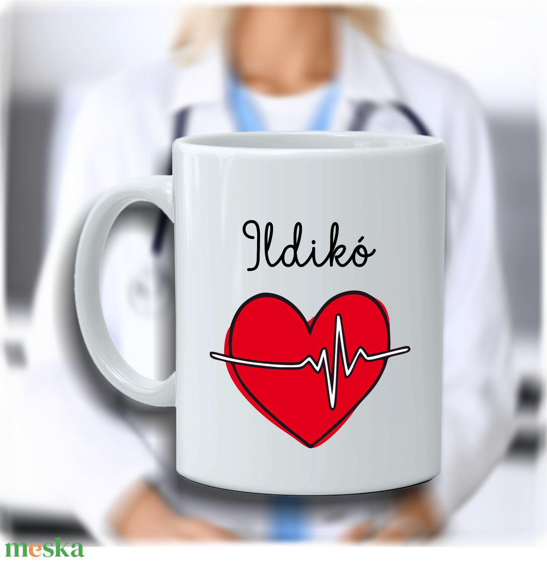 Bögre doktornőnek, nővérnek, ápolónőnek kisgyermektől - otthon & életmód - konyhafelszerelés, tálalás - tálalás - bögre & csésze - Meska.hu