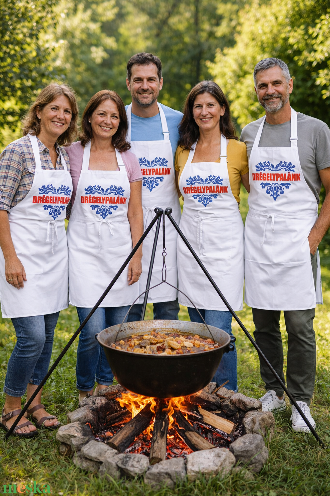 Kötény saját logóval - otthon & életmód - konyhafelszerelés, tálalás - konyhai textil - kötény - Meska.hu