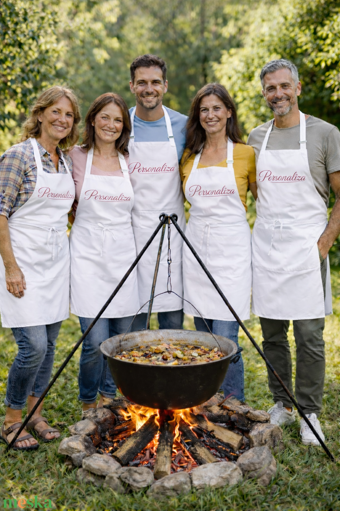 Kötény saját logóval - otthon & életmód - konyhafelszerelés, tálalás - konyhai textil - kötény - Meska.hu