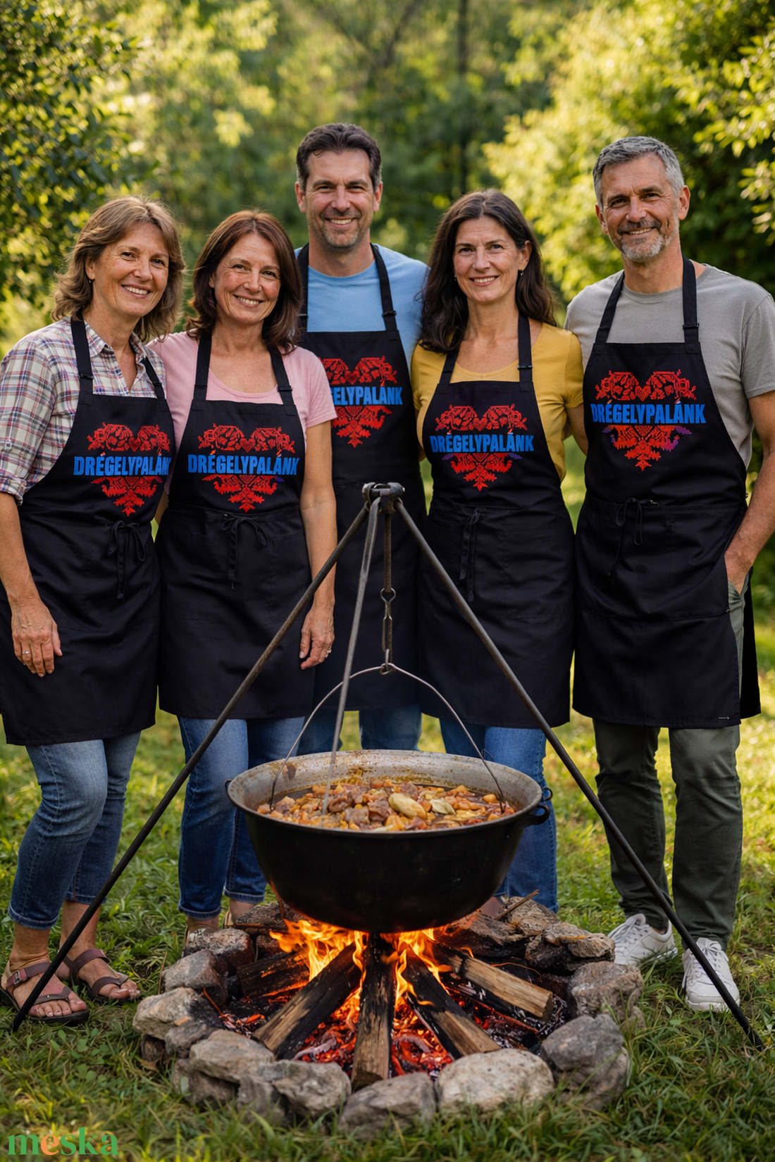 Kötény saját logóval - otthon & életmód - konyhafelszerelés, tálalás - konyhai textil - kötény - Meska.hu