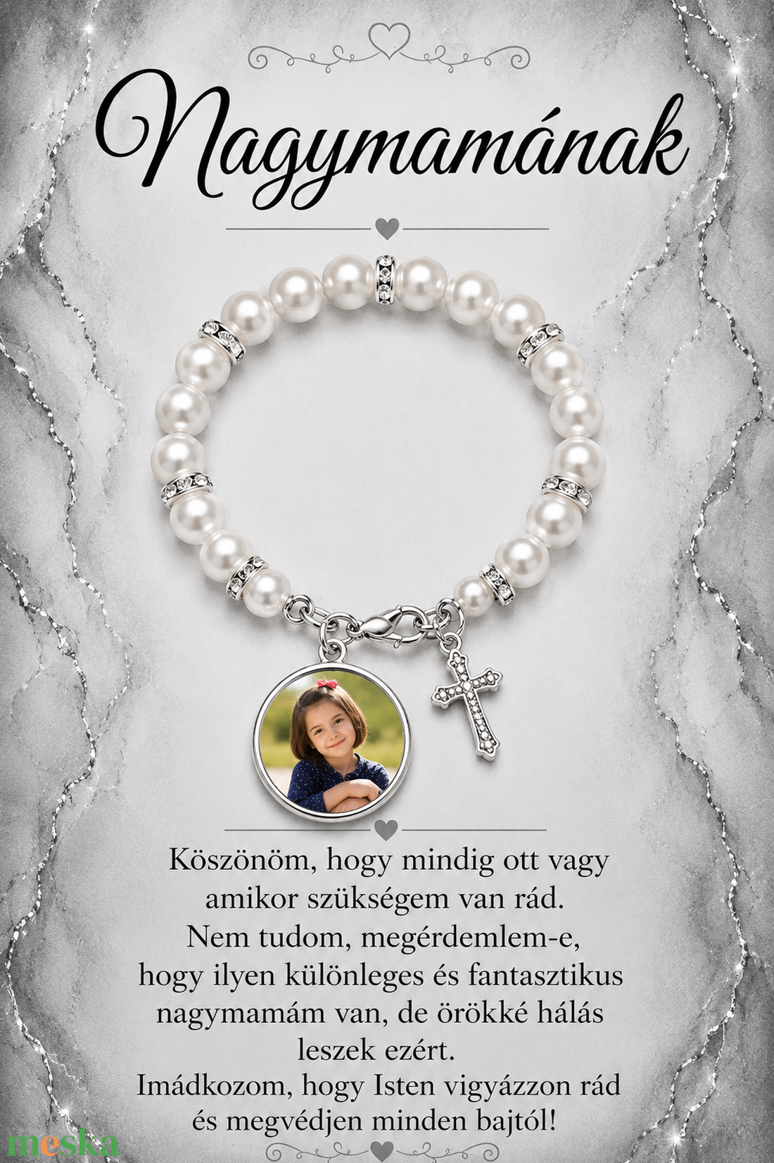 Fényképes karkötő - ékszer - karkötő - gyöngyös karkötő - Meska.hu