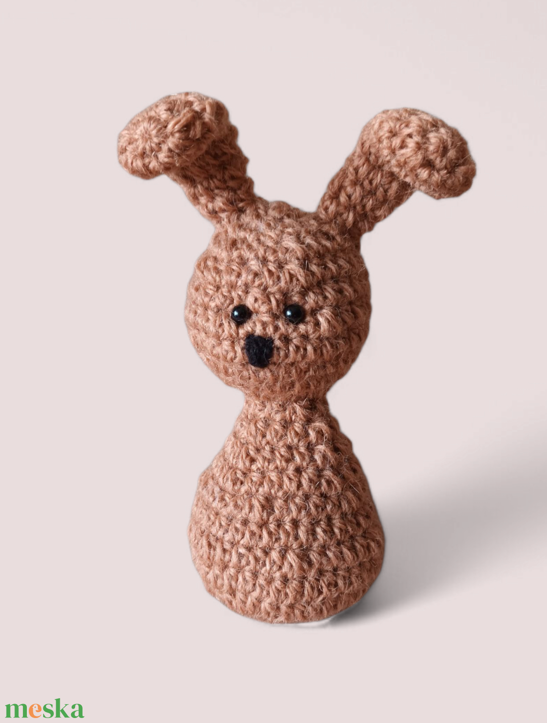 Nyuszi nugátbarna 14 cm-es  - játék & sport - plüssállat & játékfigura - nyuszi - Meska.hu