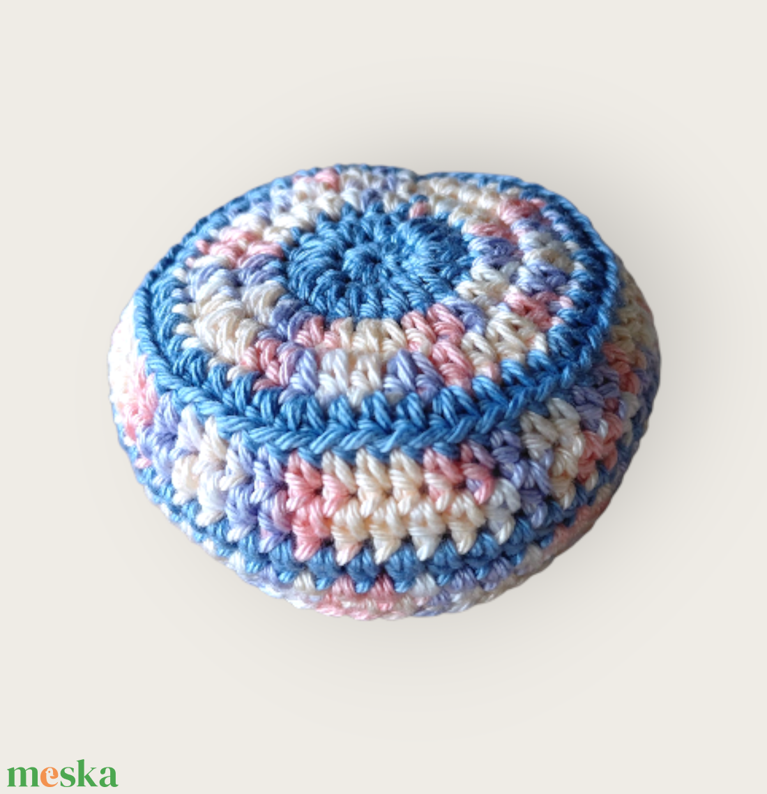 Footbag/Babzsák barack-kék - játék & sport - sport és kikapcsolódás - labdajátékok - Meska.hu