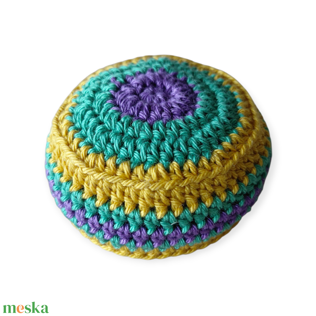 Footbag/Babzsák sárga-türkiz - játék & sport - sport és kikapcsolódás - labdajátékok - Meska.hu