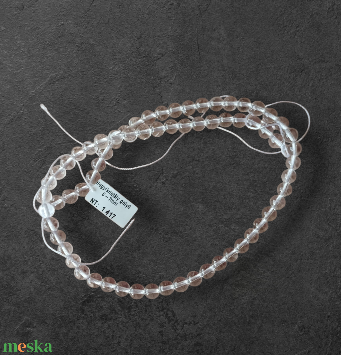 Hegyikristály ásvány golyó  - diy (csináld magad) - egységcsomag - Meska.hu