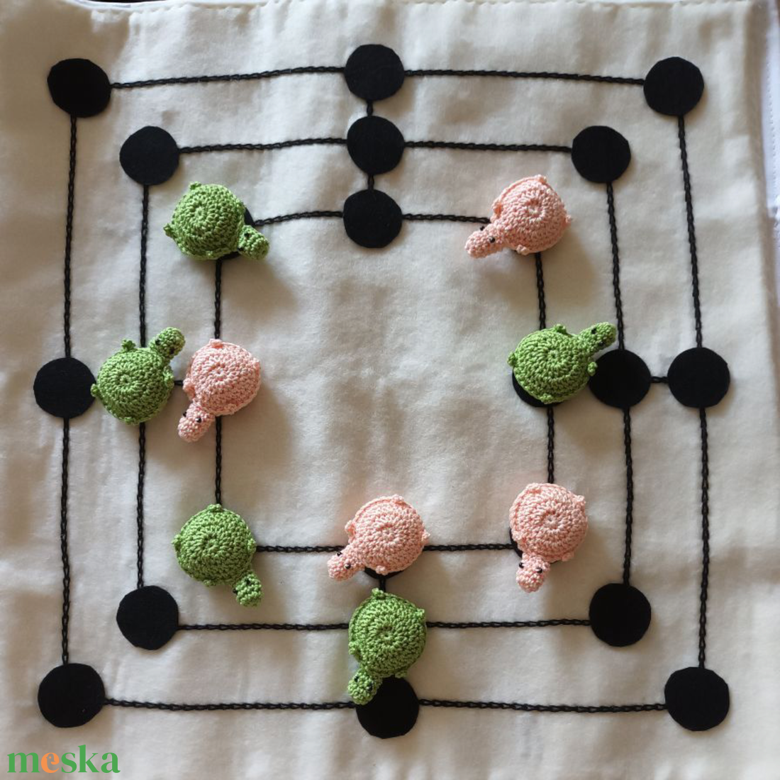 Malom társasjáték  - játék & sport - táblajáték és kártyajáték - társasjátékok - Meska.hu