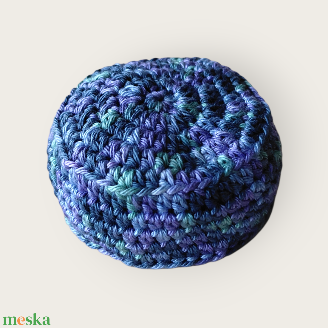 Footbag/Babzsák petrolkék cirmos - játék & sport - sport és kikapcsolódás - labdajátékok - Meska.hu