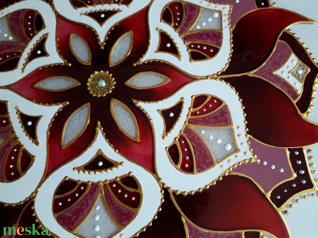 Mandala - művészet - festmény - üvegfestmény - Meska.hu Mandala - művészet - festmény - üvegfestmény - Meska.hu