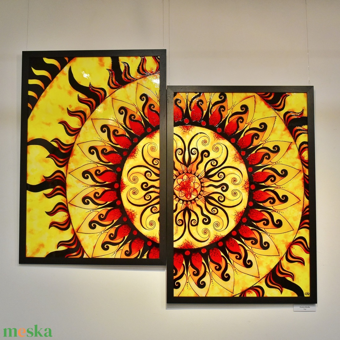 NapMandala - otthon & életmód - dekoráció - kép & falikép - üvegkép - Meska.hu NapMandala - otthon & életmód - dekoráció - kép & falikép - üvegkép - Meska.hu