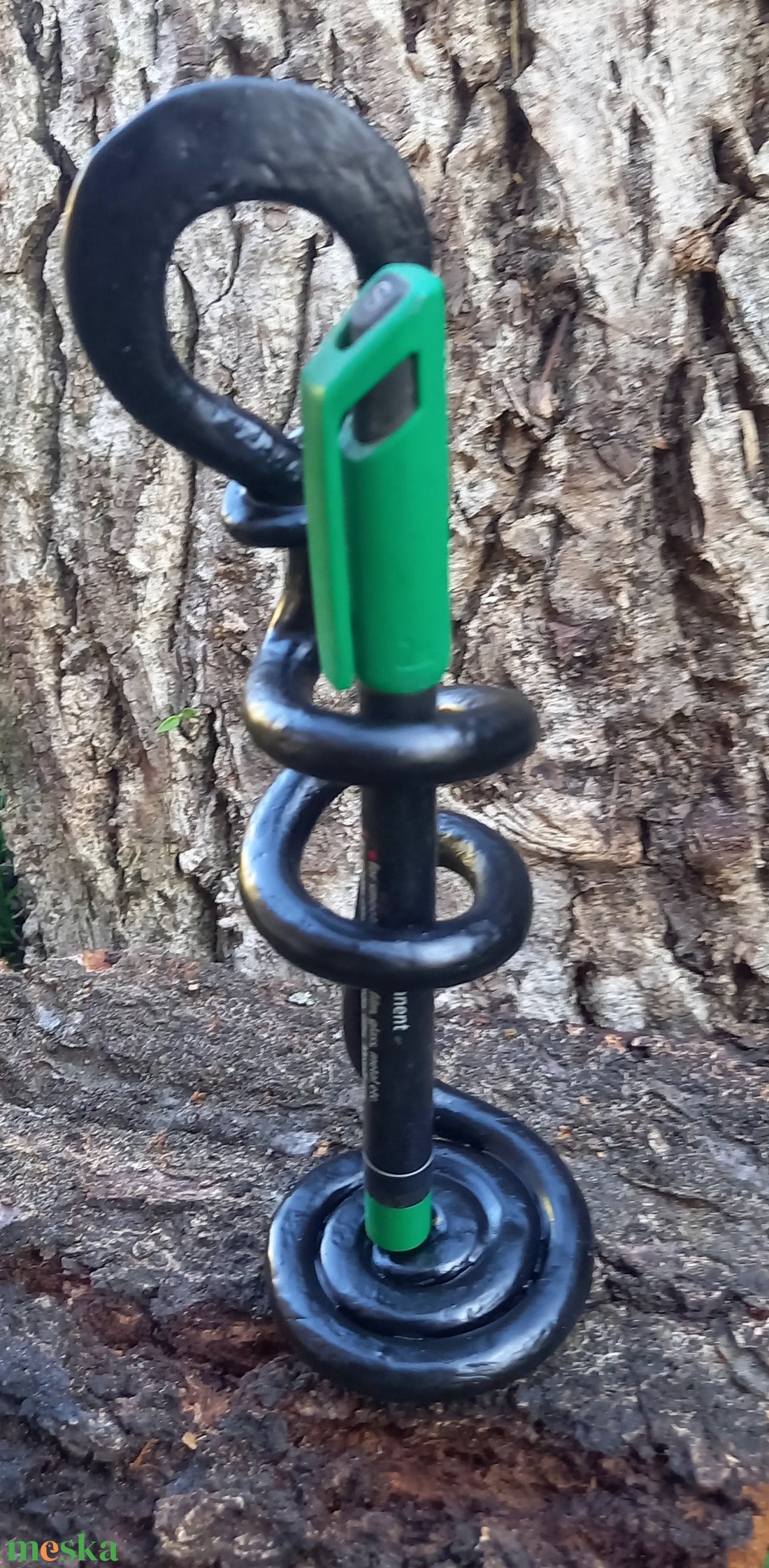 Kovácsoltvas írószertartó - otthon & életmód - papír, írószer - tolltartó & ceruzatekercs - Meska.hu