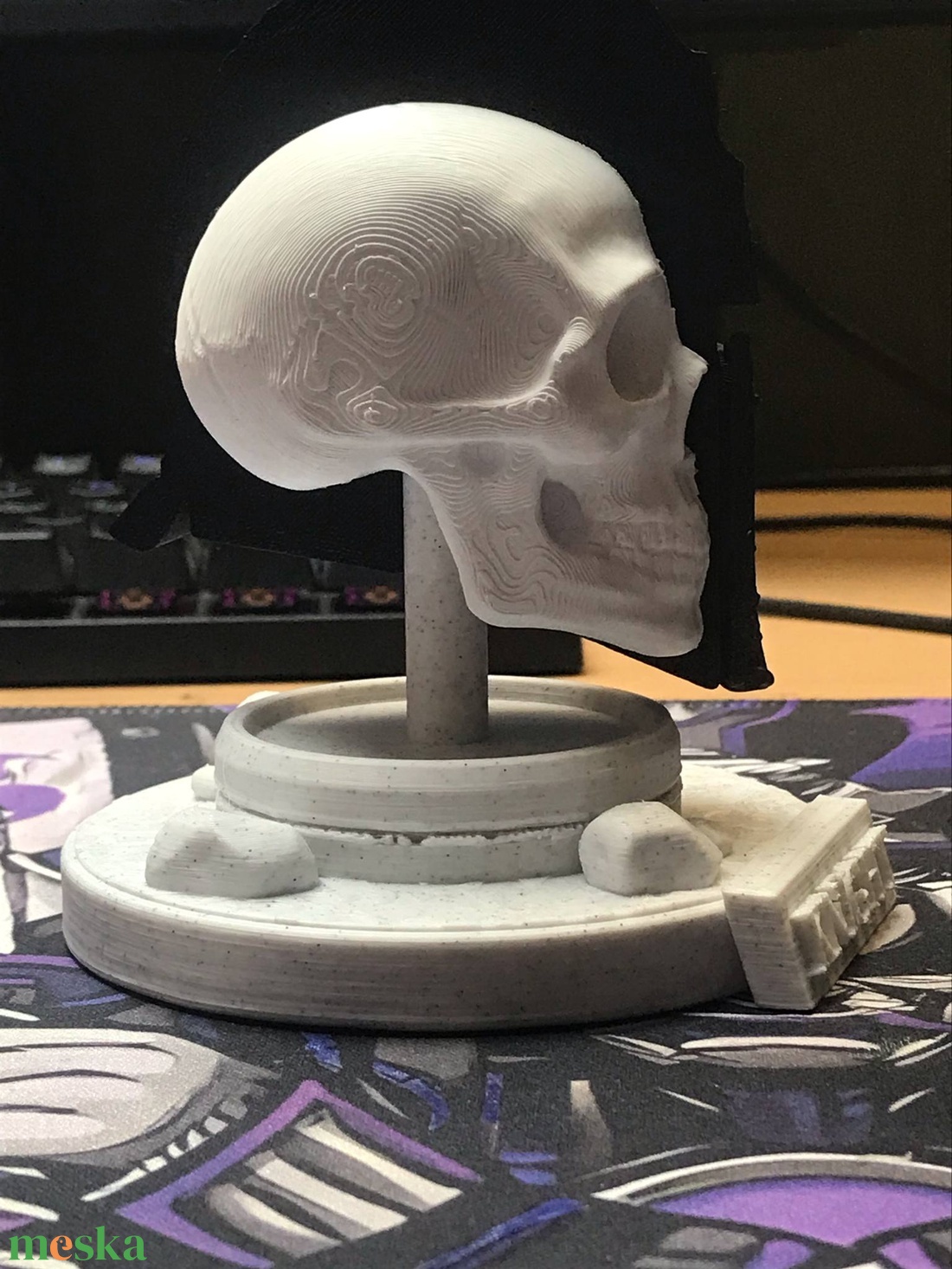 3D nyomtatott koponya szobor - kellékek & szerszámok - dekorációs kellékek - egyéb kellékek - Meska.hu 3D nyomtatott koponya szobor - kellékek & szerszámok - dekorációs kellékek - egyéb kellékek - Meska.hu
