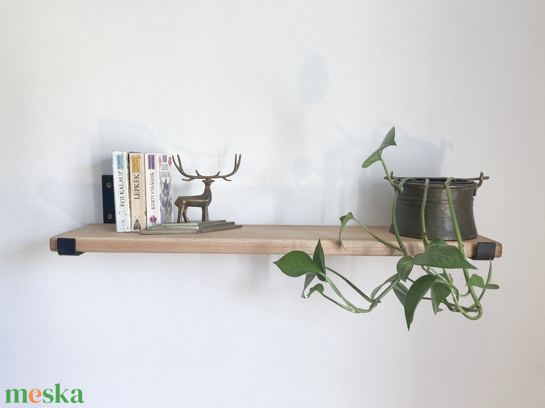 Polctartó konzol (fekete 15 cm) - otthon & életmód - bútor - polc - Meska.hu