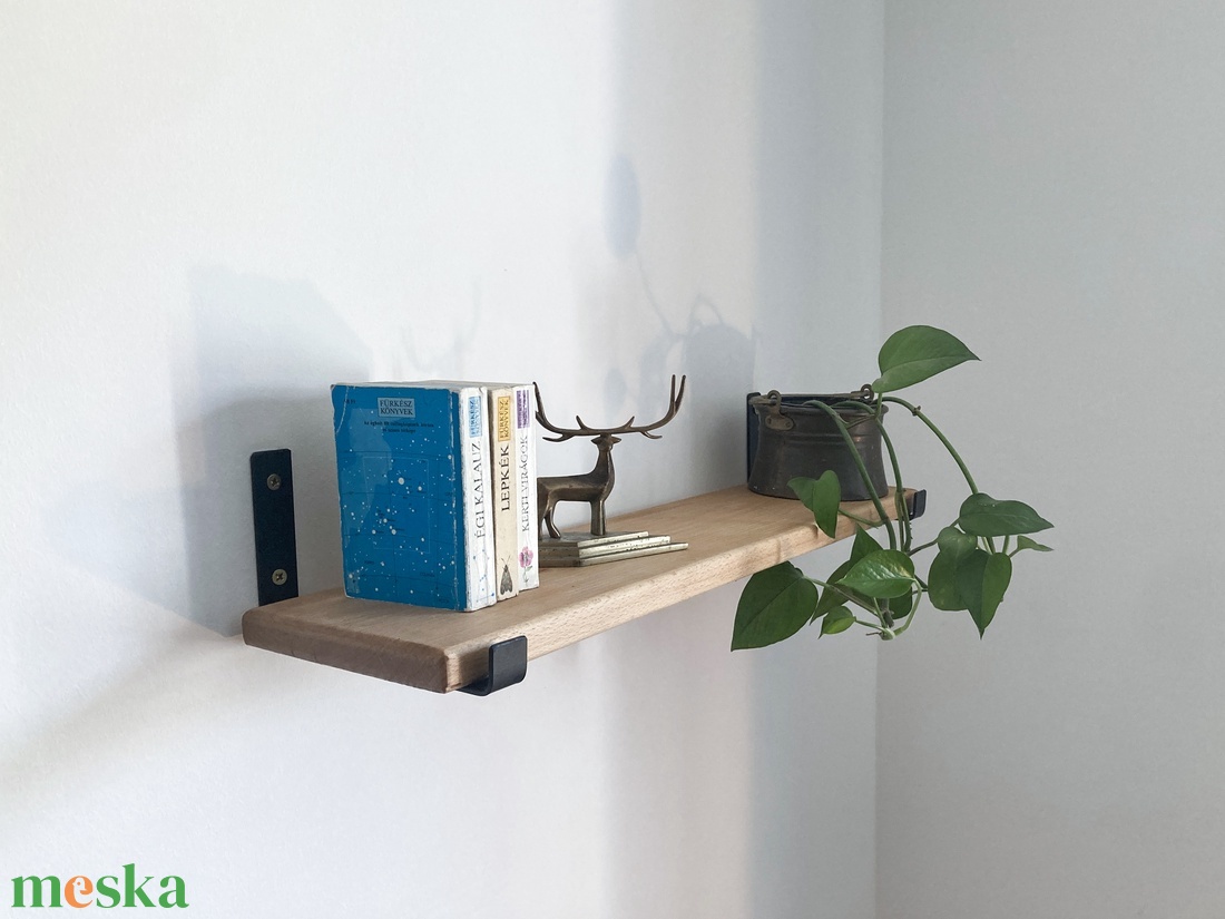 Polctartó konzol (fekete 15 cm) - otthon & életmód - bútor - polc - Meska.hu