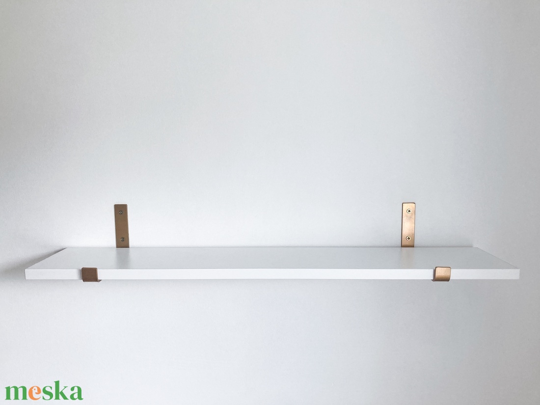 Polctartó konzol (arany 15 cm) - otthon & életmód - bútor - polc - Meska.hu