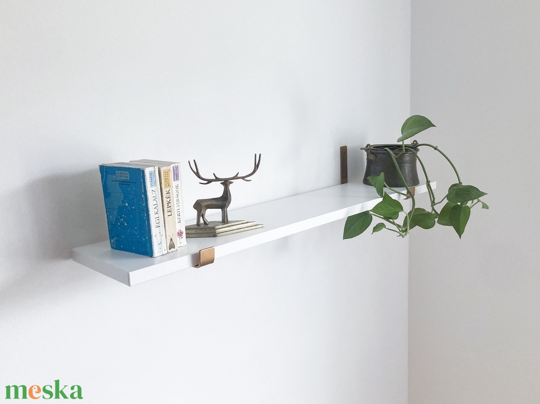 Polctartó konzol (arany 15 cm) - otthon & életmód - bútor - polc - Meska.hu