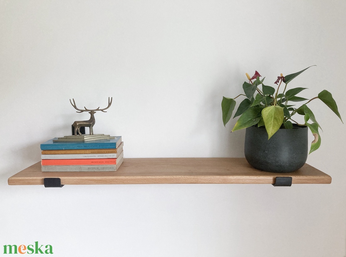 Polctartó konzol (fekete 20 cm) - otthon & életmód - bútor - polc - Meska.hu