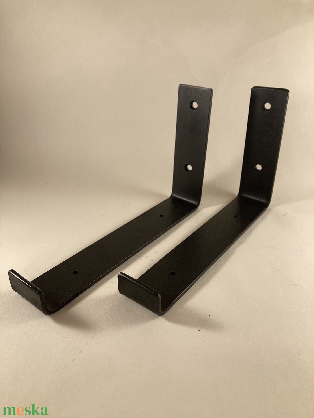 Polctartó konzol (fekete 20 cm) - otthon & életmód - bútor - polc - Meska.hu