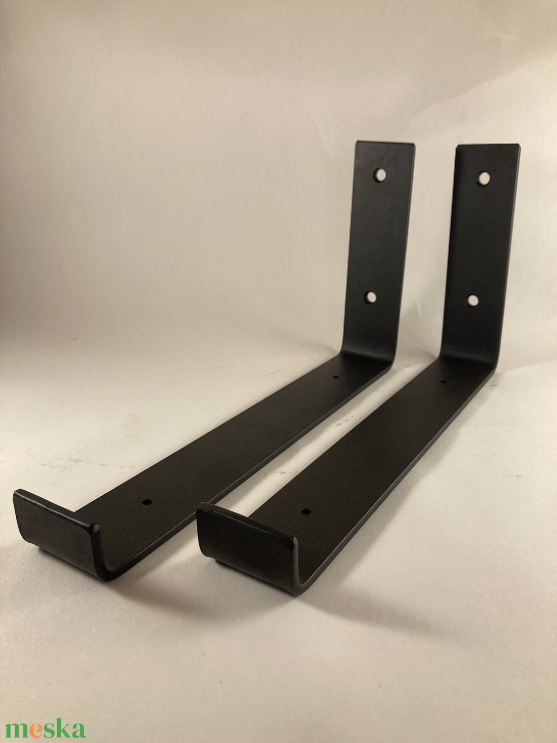 Polctartó konzol (fekete 25 cm) - otthon & életmód - bútor - polc - Meska.hu