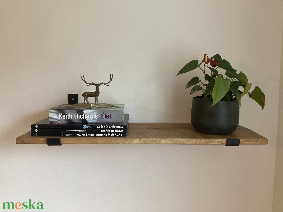 Polctartó konzol (fekete 25 cm) - otthon & életmód - bútor - polc - Meska.hu