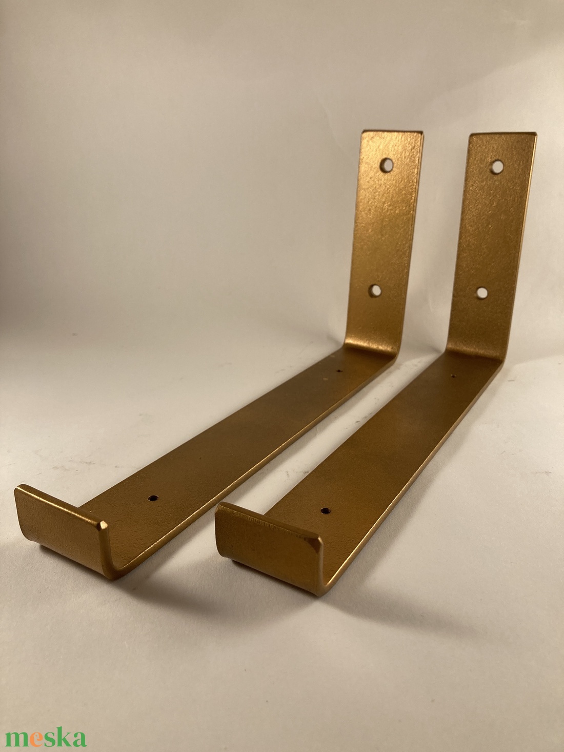 Polctartó konzol (arany 25 cm) - otthon & életmód - bútor - polc - Meska.hu