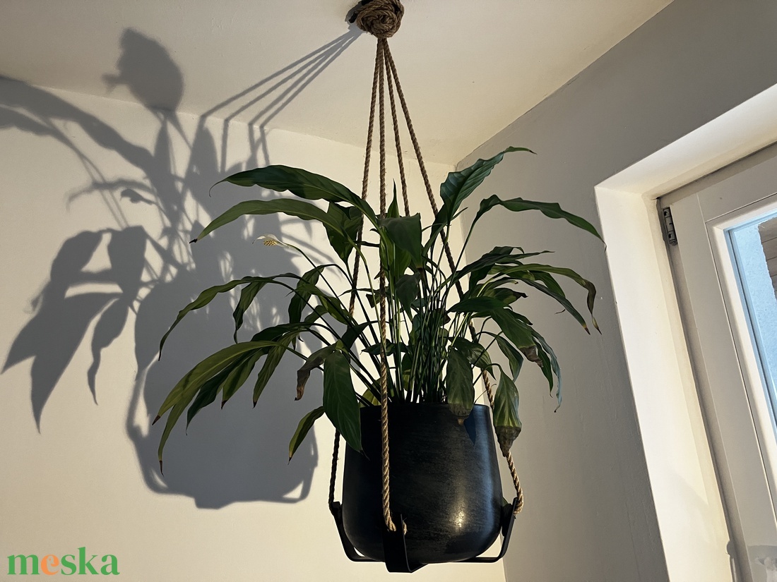 Függő virágtartó kicsi - otthon & életmód - dekoráció - virágdísz és tartó - virágtartó - Meska.hu