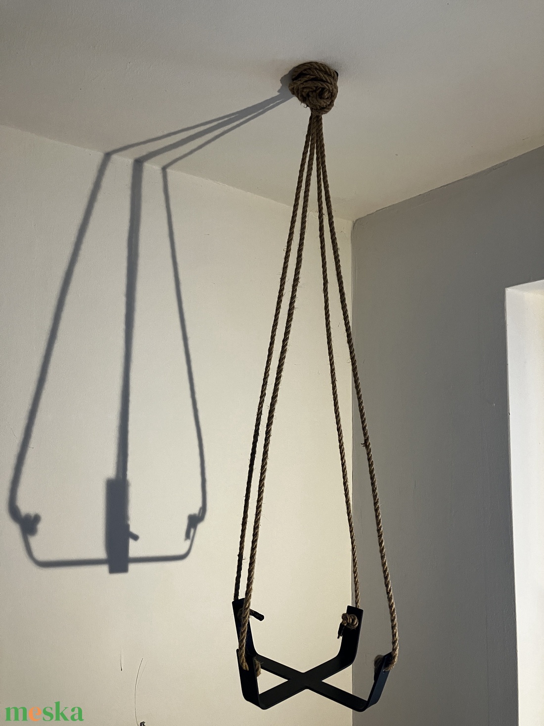 Függő virágtartó kicsi - otthon & életmód - dekoráció - virágdísz és tartó - virágtartó - Meska.hu